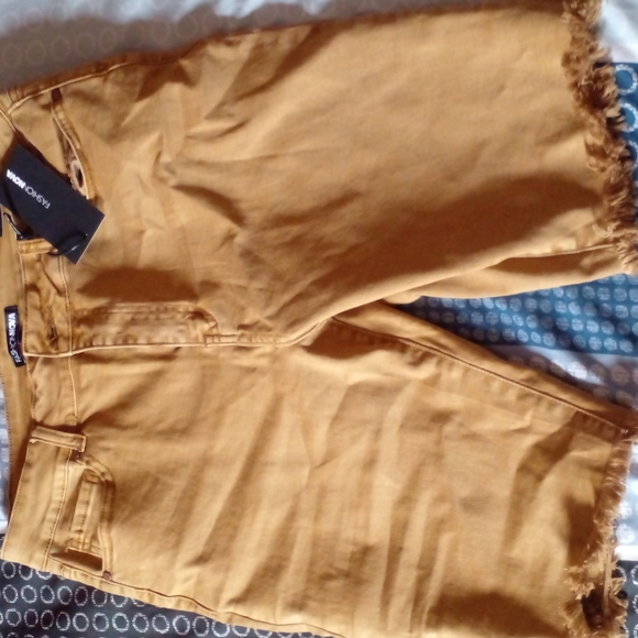 Camel denim Bermuda shorts - Picture 3 of 4